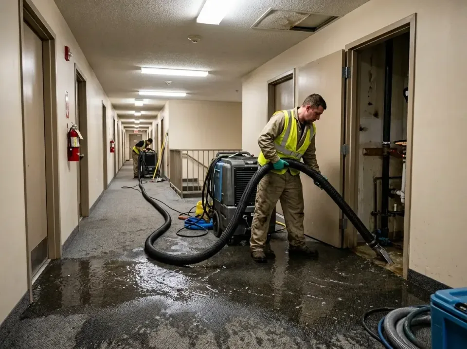 multi-unit-apartment-hallway-f-005 — frequently asked questions, Emergency Burst Pipe Water Extraction & Removal in Teague,…